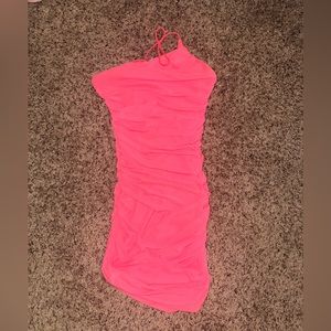 Pink Lucy in the sky hoco dress! Xs